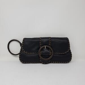 The Mango Tree faux leather clutch with ring handle  Excellent condition